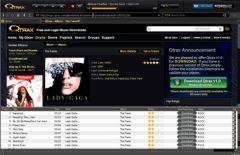 Qtrax player - Copyright Qtrax, via Associated Press