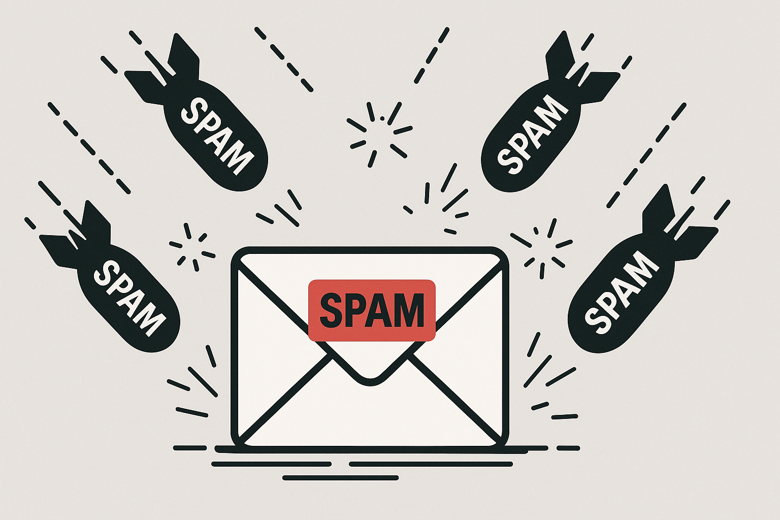 Bombardement de Spams