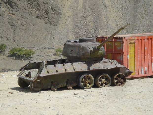 T-34 in Afghanistan, courtesy tnuger on Flickr