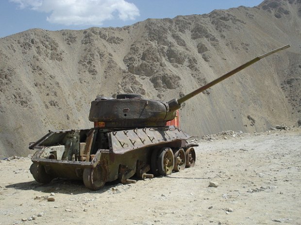 T-34 in Afghanistan, courtesy tnuger on Flickr
