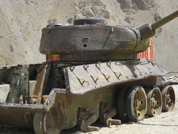 T-34 in Afghanistan, courtesy tnuger on Flickr