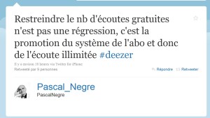 Source : http://www.pcinpact.com/actu/news/61504-pascal-negre-deezer-hadopi-limitation.htm